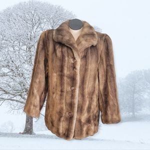 Vintage 80s Faux Fur coat